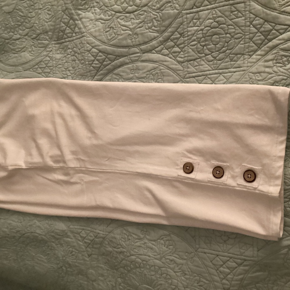 Luxury cotton mid-length  pant